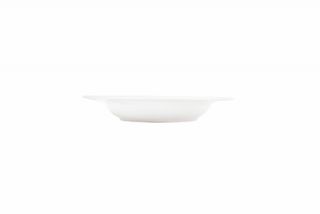 Syracuse China 28 oz Pasta Bowl w/ International Pattern & Shape, Ultra White Bone China