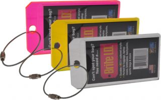 Brite I.D. Luggage Tag (Set of 3)   Magenta/Yellow/Clear ID Tags