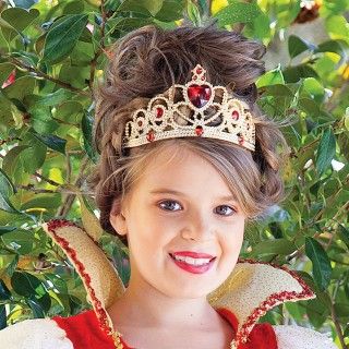Princess Tiara (Ruby Red/Gold) Child