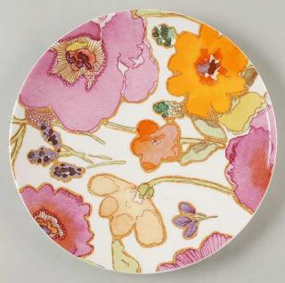 Lenox China Floral Fusion Coupe Accent Luncheon Plate, Fine China Dinnerware   O