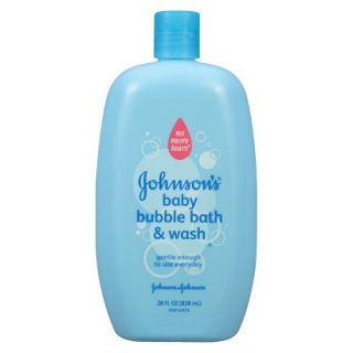 Johnsons Bubble Bath and Wash   28 oz.