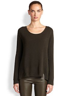 The Row Camille Cashmere Sweater   Loden