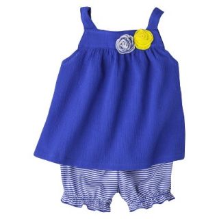Just One YouMade by Carters Newborn Girls 2 Piece Set   Rosette Blue 18 M