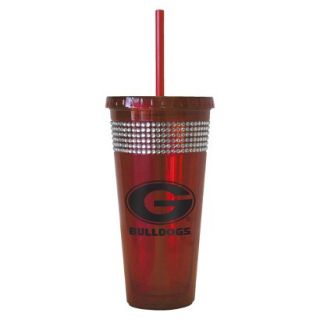 Boelter Brands NCAA 2 Pack Georgia Bulldogs Bling Double Walled Tumbler with
