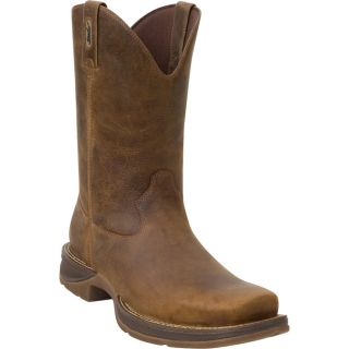 Durango Rebel 10 Inch Pull On Western Boot   Brown, Size 9 1/2 Wide, Model DB