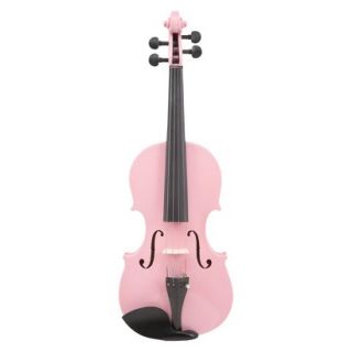 LeVar 4/4 Student Violin Outfit   Pink (VLNLV100PINK)