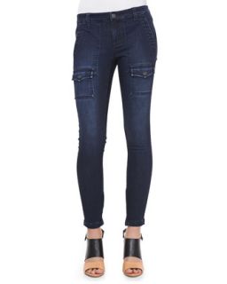 Womens So Real Cargo Pocket Skinny Jeans, River   Joie