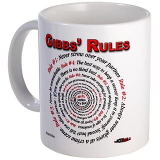  NCIS GIBBS RULES   Coffee Mug