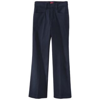 Dickies Girls Classic Fit Stretch Flare Bottom Pant   Navy 6X