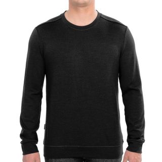 Icebreaker Escape 260 Sweater   UPF 30+  Merino Wool (For Men)   BLACK (L )