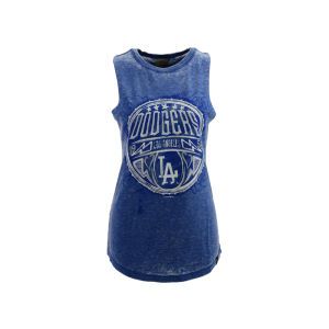 Los Angeles Dodgers 5th & Ocean MLB Womens Burnout Muscle T Shirt