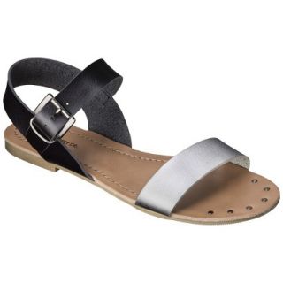 Womens Mossimo Supply Co. Lakitia Sandals   Black/Silver 11