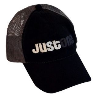 Just One Hat with Mesh Back   Black