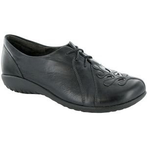 Naot Womens Hui Black Gloss Black Raven Shoes, Size 35 M   11056 NA8