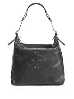 Longchamp Quadri Hobo   Black