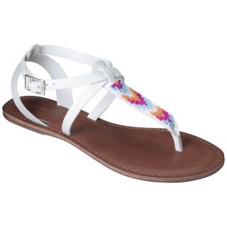 Womens Mossimo Supply Co. Cora Gladiator Sandals   White 6