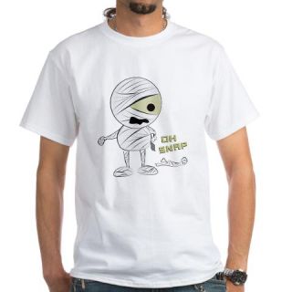  Oh Snap Mummy Halloween White T Shirt