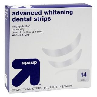 up&up Advanced Whitening Dental Strips   28 Strips