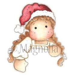 Sweet Dreams Christmas Cling Stamp 6.5 X3.5 Package   Holding Tilda