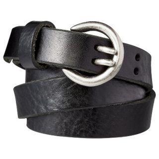 Mossimo Supply Co. Black Double Prong Jean Belt   M