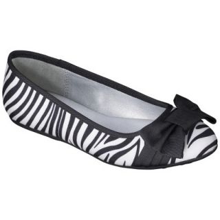 Girls Cherokee Kendrix Ballet Flat   Zebra 3