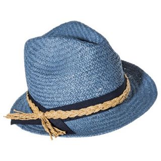 Mossimo Supply Co. Fedor Hat with Sash   Blue