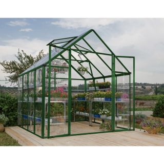 Palram Snap & Grow Greenhouse   8ft.W x 8ft.L, 64 sq. ft., Model HG8008G