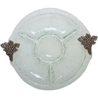 Thirstystone Grapes 4 Section Serving Bowl