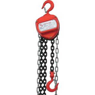 Vestil Hand Chain Hoist   1 Ton Lift Capacity, Model HCH 2 15