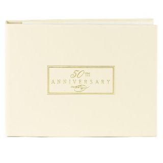 50th Anniversary Guest Book   Ivory
