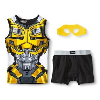 Transformers Bumblebee Boys Tank/Underwear Set   Yellow XS