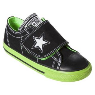 Toddler Converse One Star One Flap Sneaker   Black/Green 9