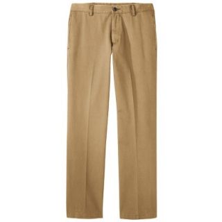 Haggar H26 Mens Straight Fit Original Chino Pants   Brown 42X29