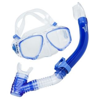Speedo Junior ReefScout Mask & Snorkel Set   Blue