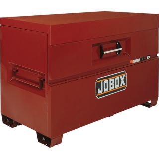 Jobox 60 Inch Piano Lid Box with Shelf   Site Vault Security System, 34.5 Cu.