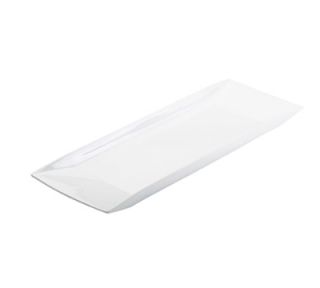 Cal Mil 23 Rectangular Platter   Porcelain, Bright White