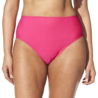 Womens Plus Size Bikini Swim Bottom   Fire Red 18W