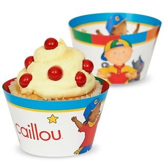 Caillou Reversible Cupcake Wrappers