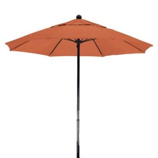 7.5 Aluminum Pulley Patio Umbrella   Orange Pacifica