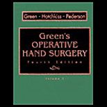 Greens Operative Hand Surgery, Volume II