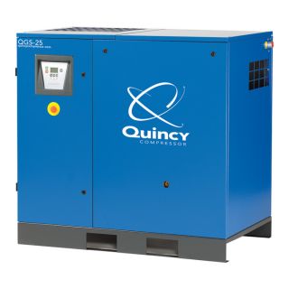 Quincy QGS Rotary Screw Compressor   20 HP, 208/230/460V 3 Phase, 120 Gallon,