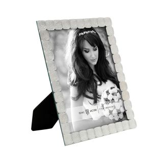 White Jeweled Picture Frame
