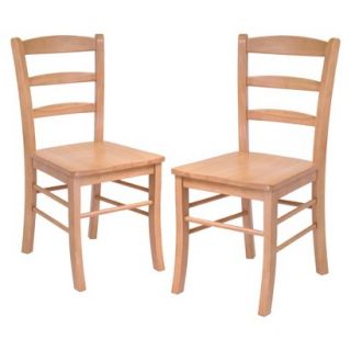 Dining Chair Winsome Hannah Chairs   Light Medium Brown (Oak)