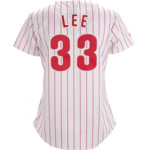 Philadelphia Phillies Cliff Lee Majestic MLB Womens Replica Player Jersey