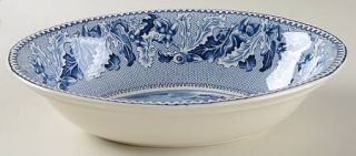 Johnson Brothers Historic America Blue 9 Oval Vegetable Bowl, Fine China Dinner