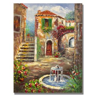 Rio Tuscan Cottage Canvas Art