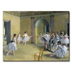 Edgar Degasthe Dance Foyer1872 Canvas Art