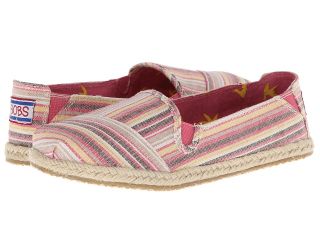 BOBS from SKECHERS Heart Bobs Womens Slip on Shoes (Pink)