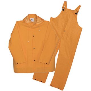 Boss 3 Pc. Yellow Rain Suit   35mm, Size M, Model 3PR0300YM