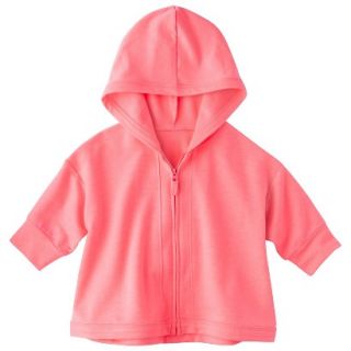 Circo Infant Toddler Girls Quarter Sleeve ZipUp Hoodie   Primo Pink 5T